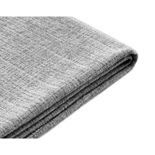 Housse en velours texturé pour canapé déhoussable Topaze - Gris