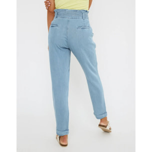 Pantalón Largo Denim Claro - Bangla