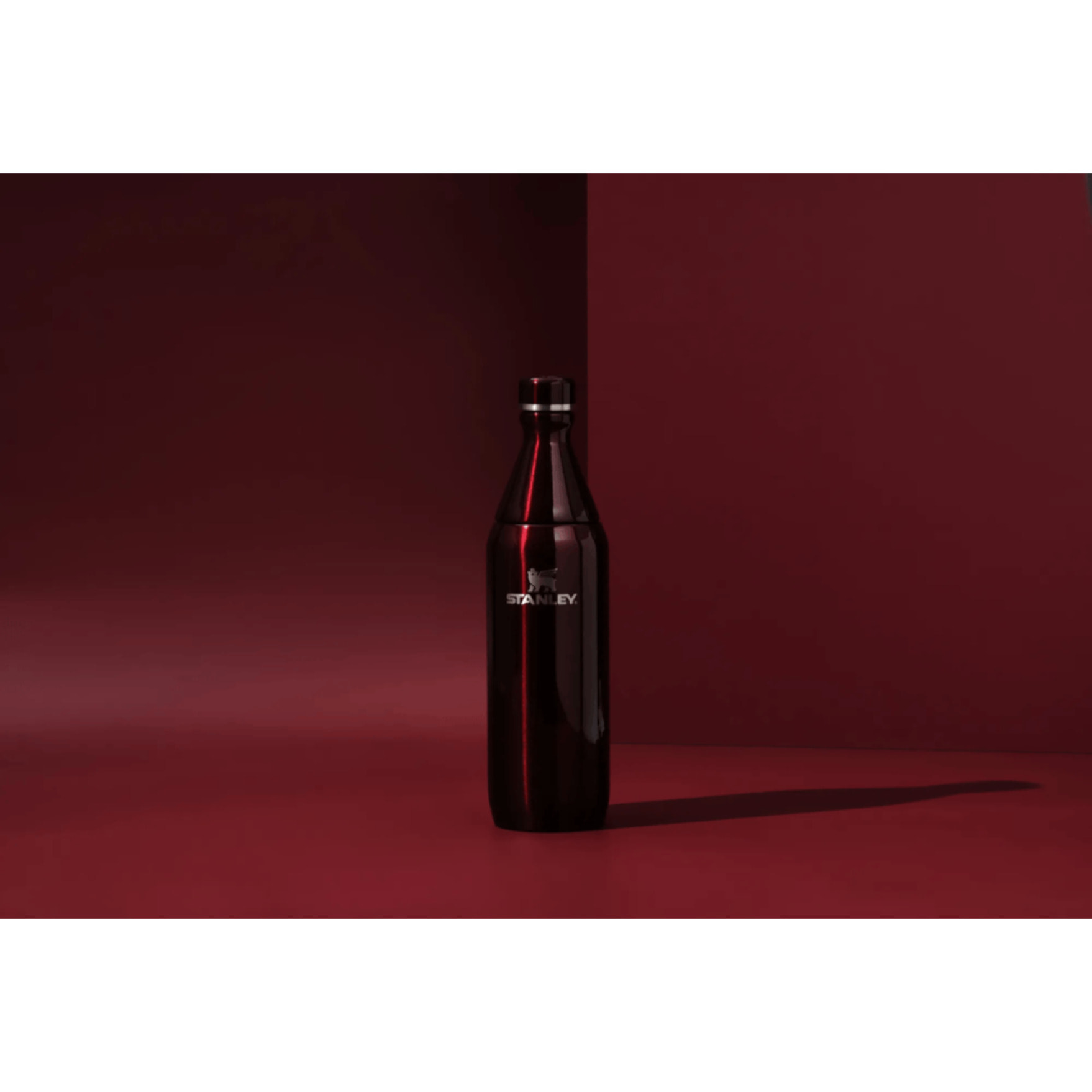 Botella de agua Isotermica - 0,59L - ALL DAY SLIM BOTTLE - Garnet Shine