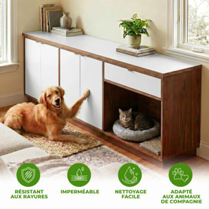 Rouleau adhésif décoratif Vinyle au Mètre - Blanc - Sticker Lavable Imperméable Mur Cuisine Meubles