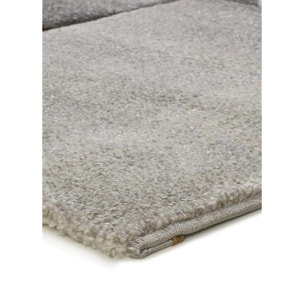 MEDEL Alfombra geométrica de pelo corto en gris, varias medidas disponibles