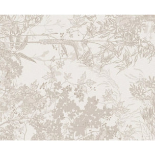 Set pur coton enduit motif jacquard Mille esprit jardins chanvre