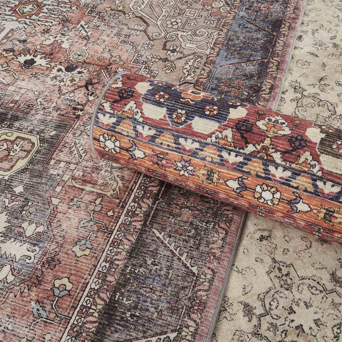 Tapis d'orient URJINE facile d'entretien