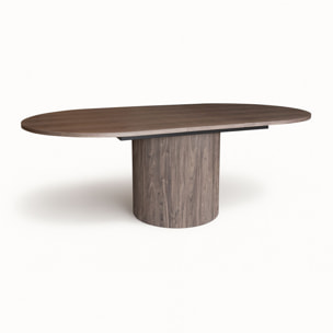 Table extensible en bois foncé 180-220cm SIERRA