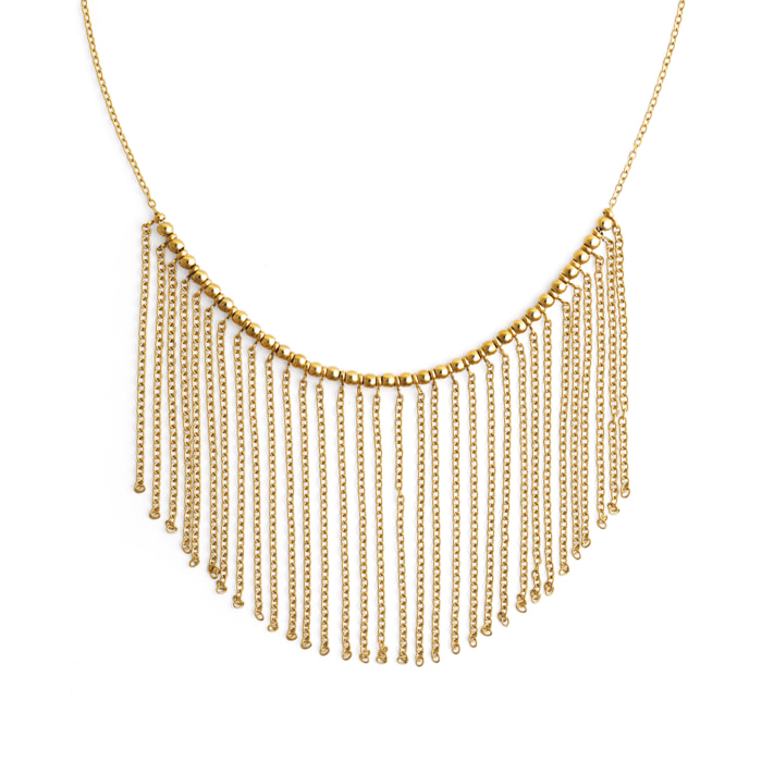 Collar Regina Acero Baño Oro