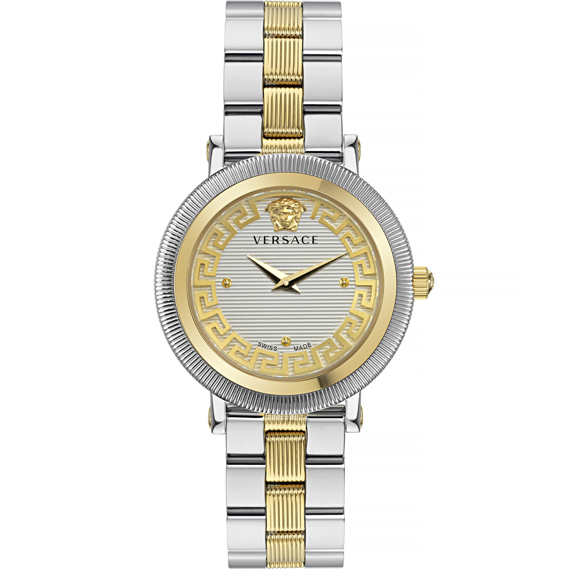 Versace Reloj Analógico De Cuarzo Greca Flourish (Wc-7F)