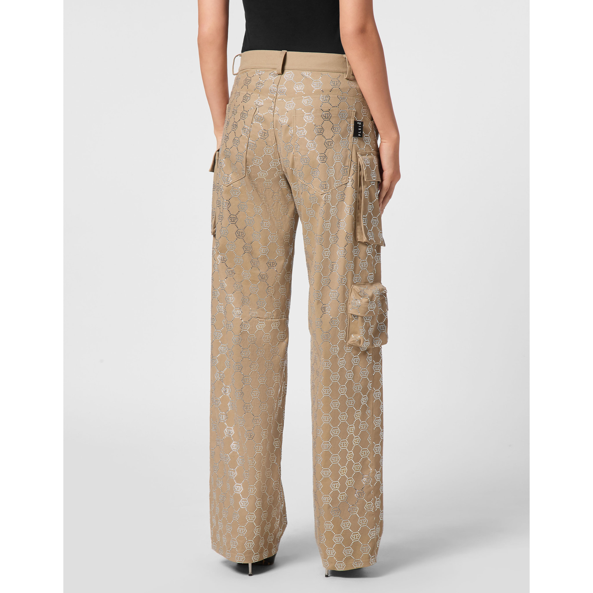 PHILIPP PLEIN Long Trousers Cargo fit MONOGRAM