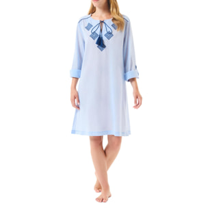 Vestido Con Bordado