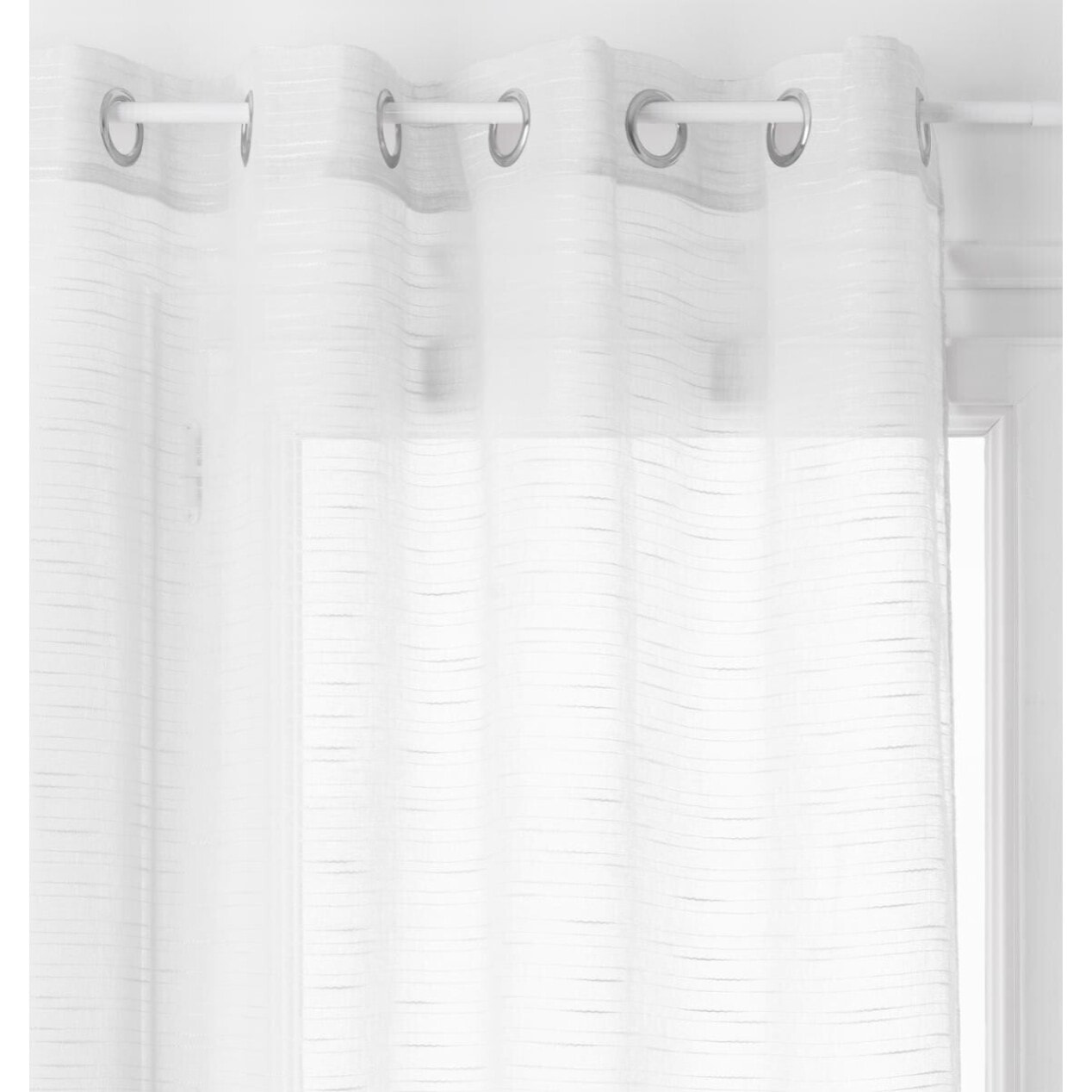 Voilage "Sam" - blanc - 140x240 cm