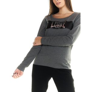 T-shirt Leone donna con maniche lunghe Greyss