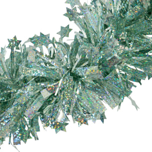 Guirlande de Noël étoile 100x6x2m vert amande