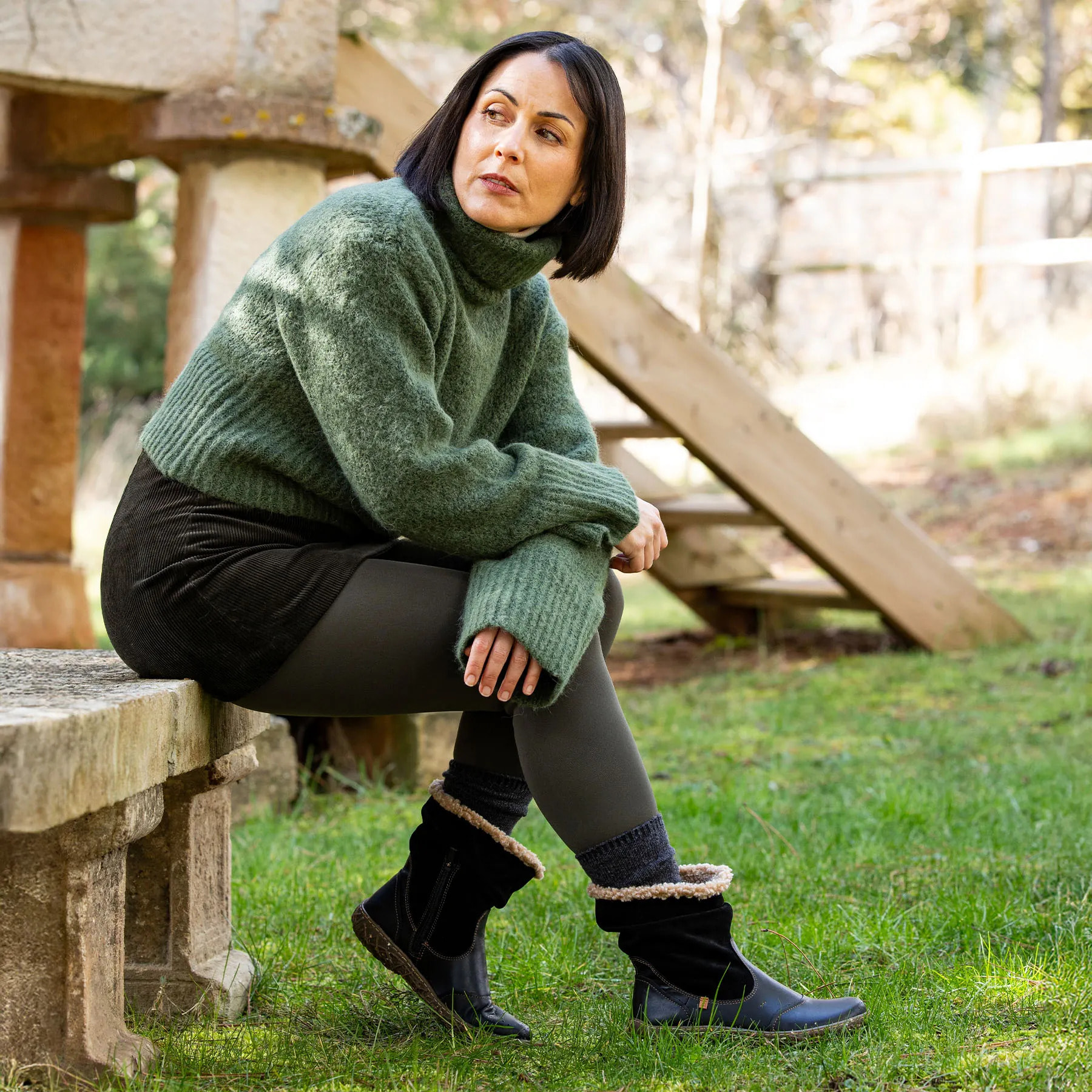 Botines N758 SOFT NAPPA TESTA/ NIDO color Testa