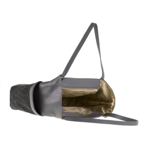 Borsa a spalla da donna Made in Italy - Modello Sereia - 100% pelle - 43.0 x 30.0 x 12.0 cm