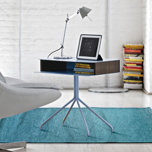 Tappeto Monocolore Blu Jeans