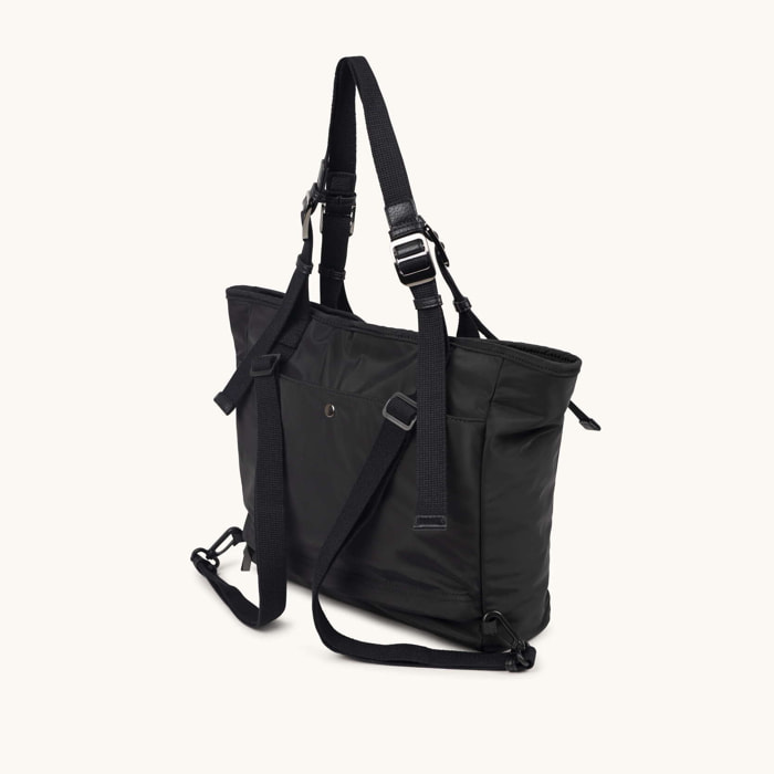 Bolso Shopper Convertible en Mochila ZONE SHOPPER BACKPACK C/BLACK