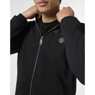 PHILIPP PLEIN Fleece Zip Hoodie Greatness