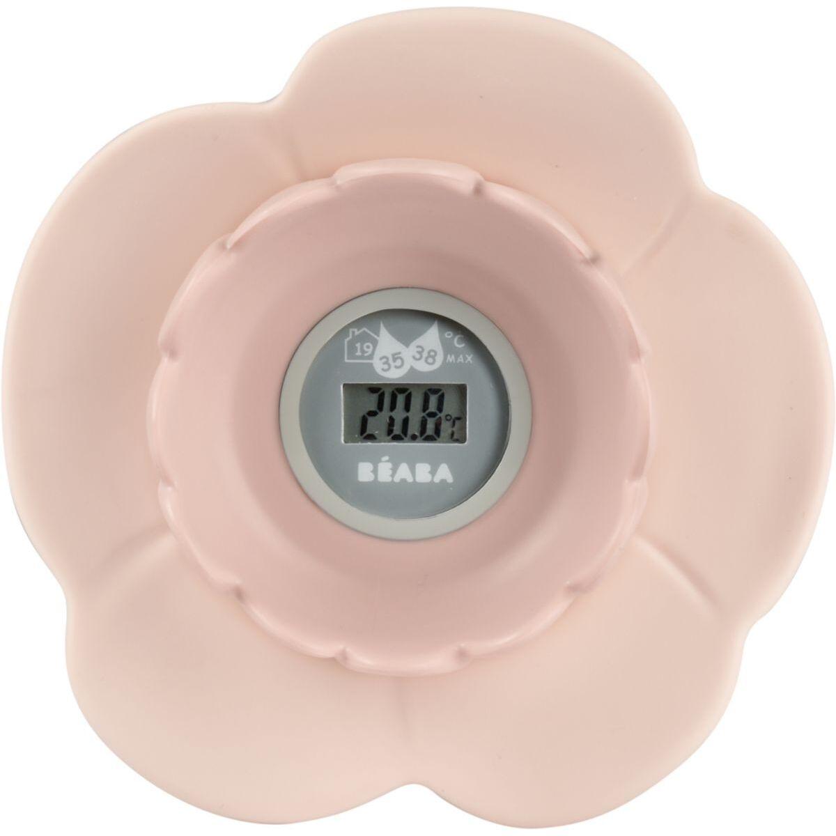 Thermomètre de bain BEABA de bain Lotus Old Pink