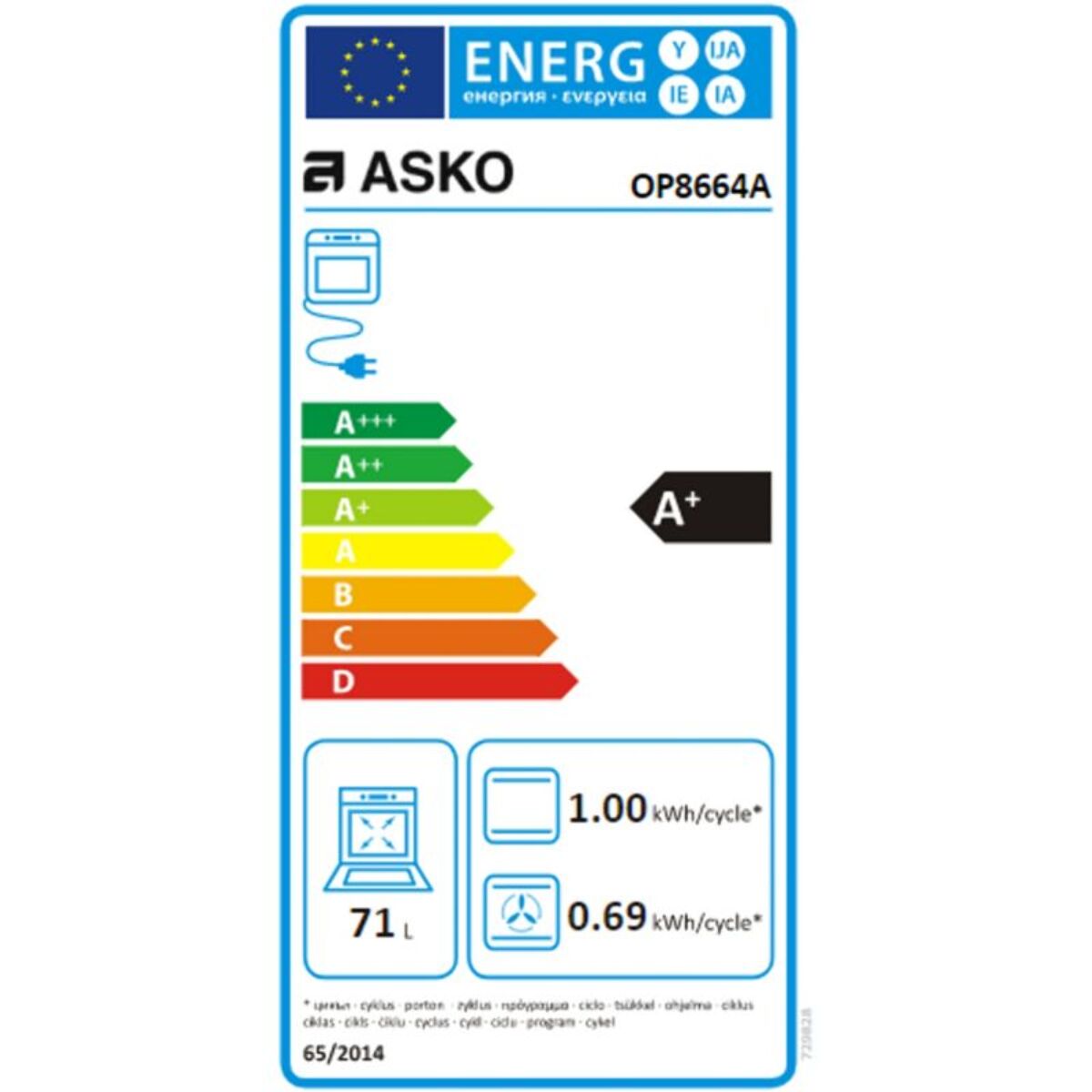 Four encastrable ASKO OP8664A2