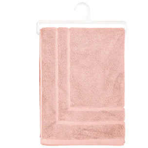 Tapis de bain - coton - rose - 50x70 cm