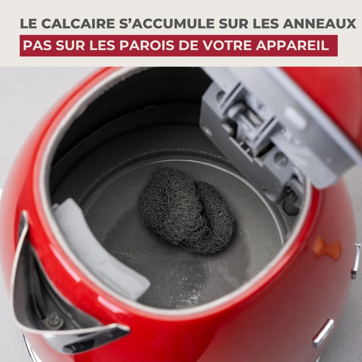 Anneaux anti-calcaire pour bouilloire Fackelmann