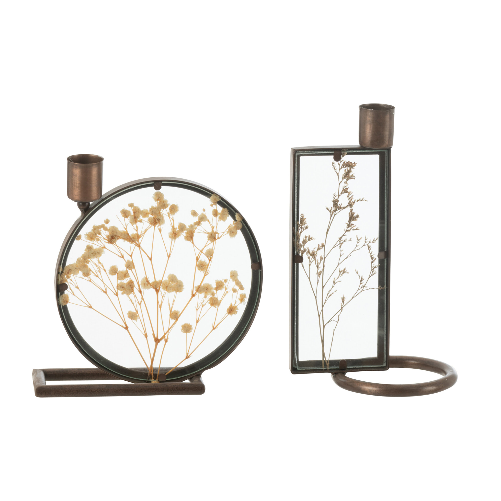 J-Line chandelier Mob - métal - cuivre/jaune - 2 pcs