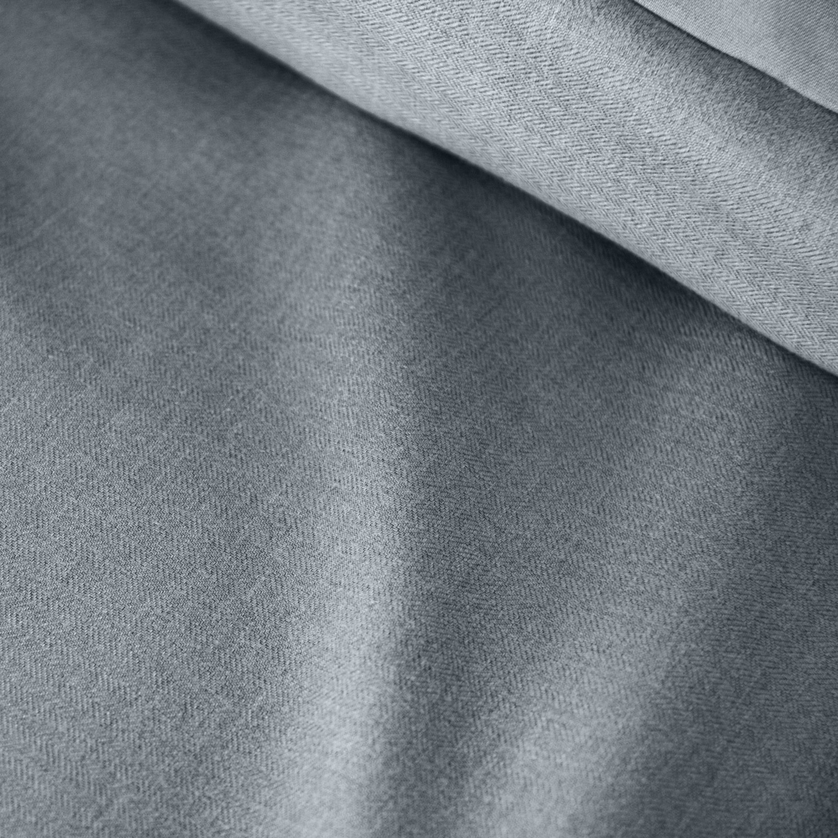 Parure de lit flanelle douce et confort - Gris Foncé
