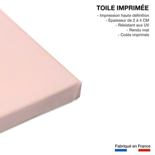 Tableau flamingo so girly Toile imprimée