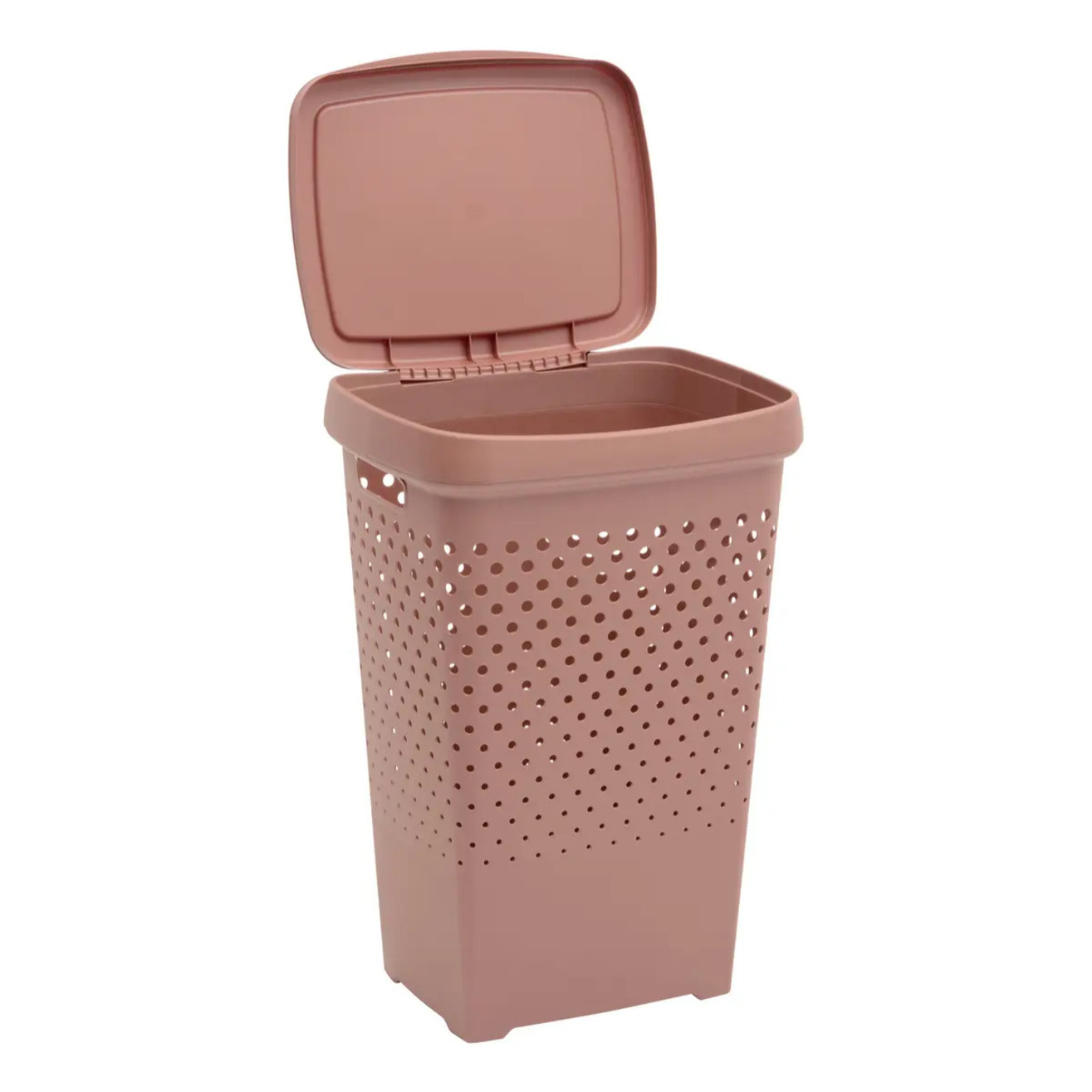 Coffre à linge Tila 70L H.65cm rose