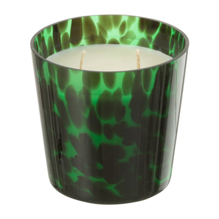 J-Line bougie parfumée Noa - Sandalwood - verre - vert - small - 50H