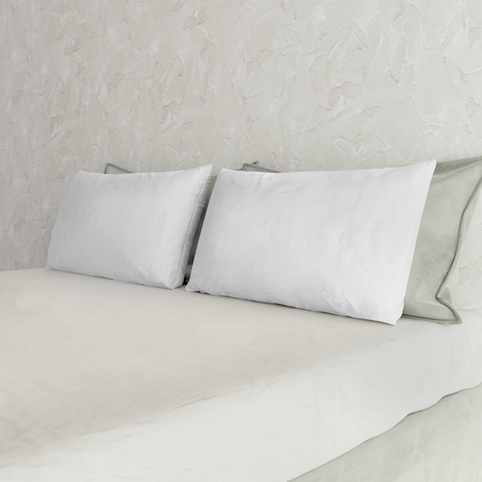 COPPIA FEDERE ELEGANT, 100% Microfibra - BIANCO
