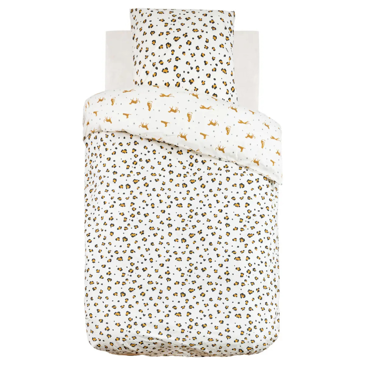 Parure de lit Telma motif léopard 140x200cm