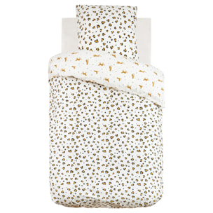 Parure de lit Telma motif léopard 140x200cm