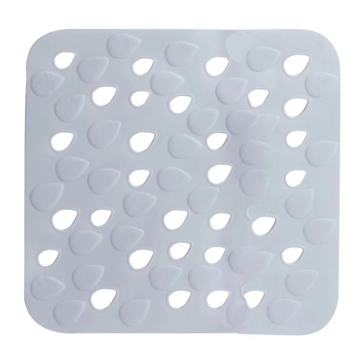 Tapis Fond de douche PVC DROPS 54x54cm Blanc Spirella