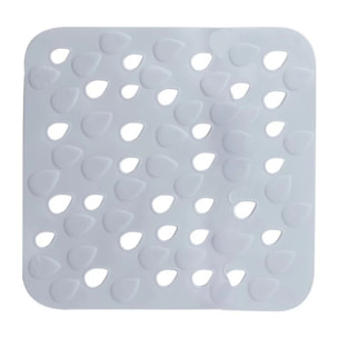 Tapis Fond de douche PVC DROPS 54x54cm Blanc Spirella