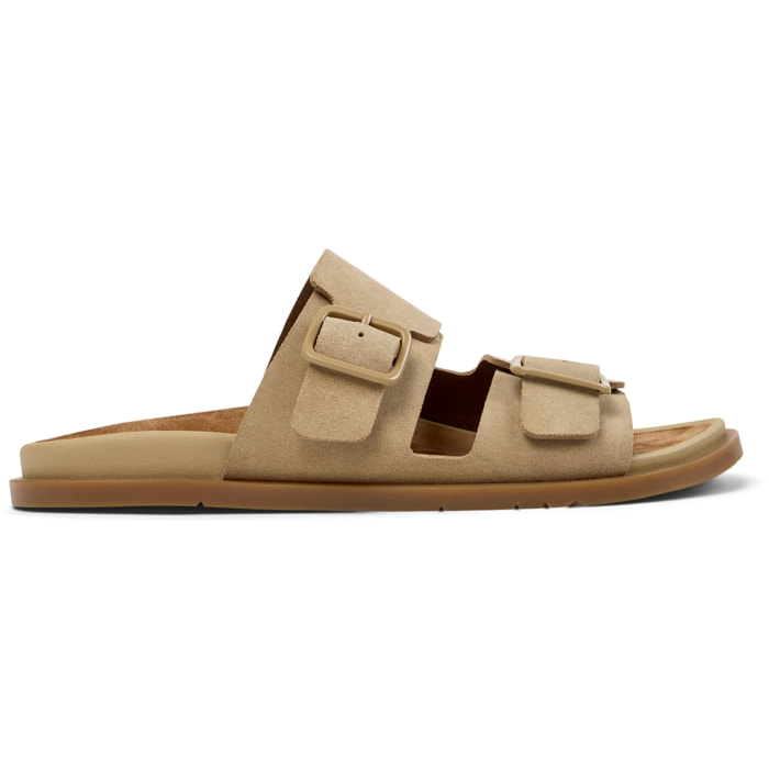Sandalias - CAMPER Lluc Sandal - Marron - Cuero de gamuza
