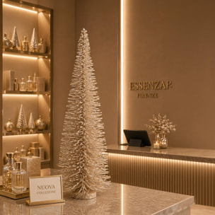 Albero cono con glitter - Pezzi 1 - ORO - Bianchi Dino SpA