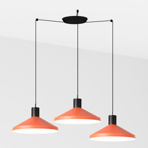 KOMBO 400 3L Lampada sospensione terracotta