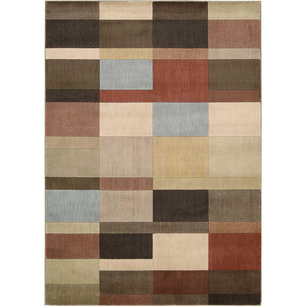 Tapis salon et chambre tissé motif seventies LACI