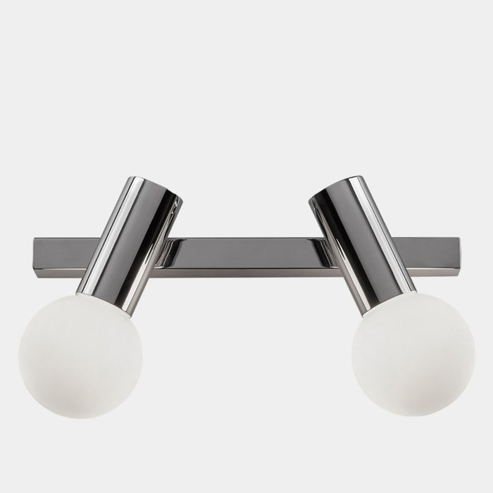 LEDS C4 Baño IP44 Mist Double E14 18 Cromo