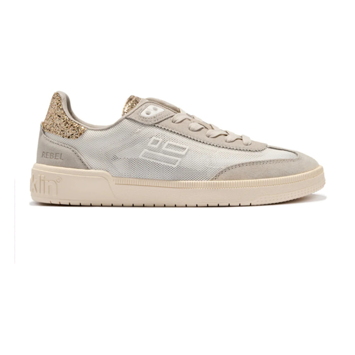 Zapatillas de Mujer Modelo Rebel Mesh con Detalles Brillantes