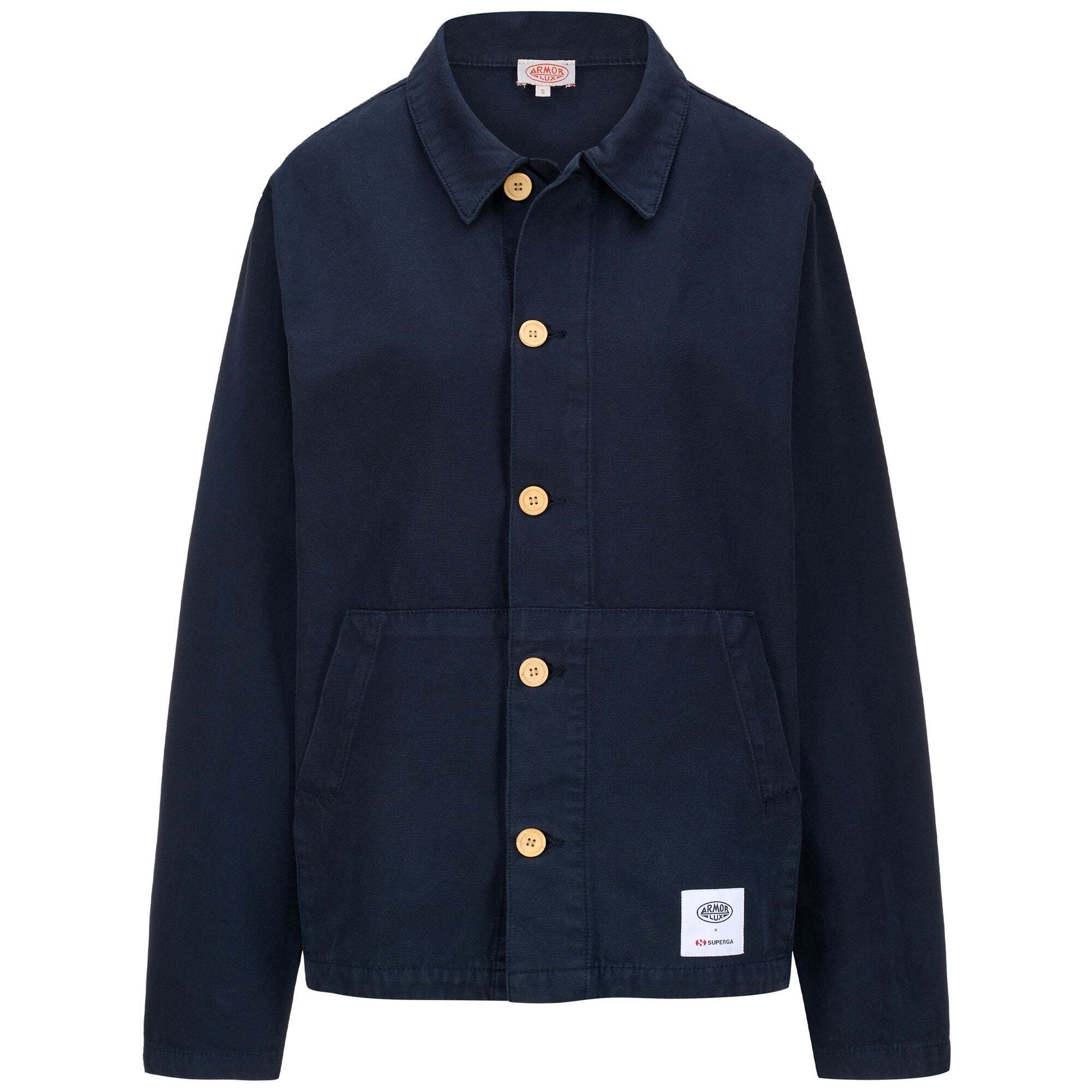 Superga - Chaquetas Mujer Azul - 90834 VESTE PECHEUR