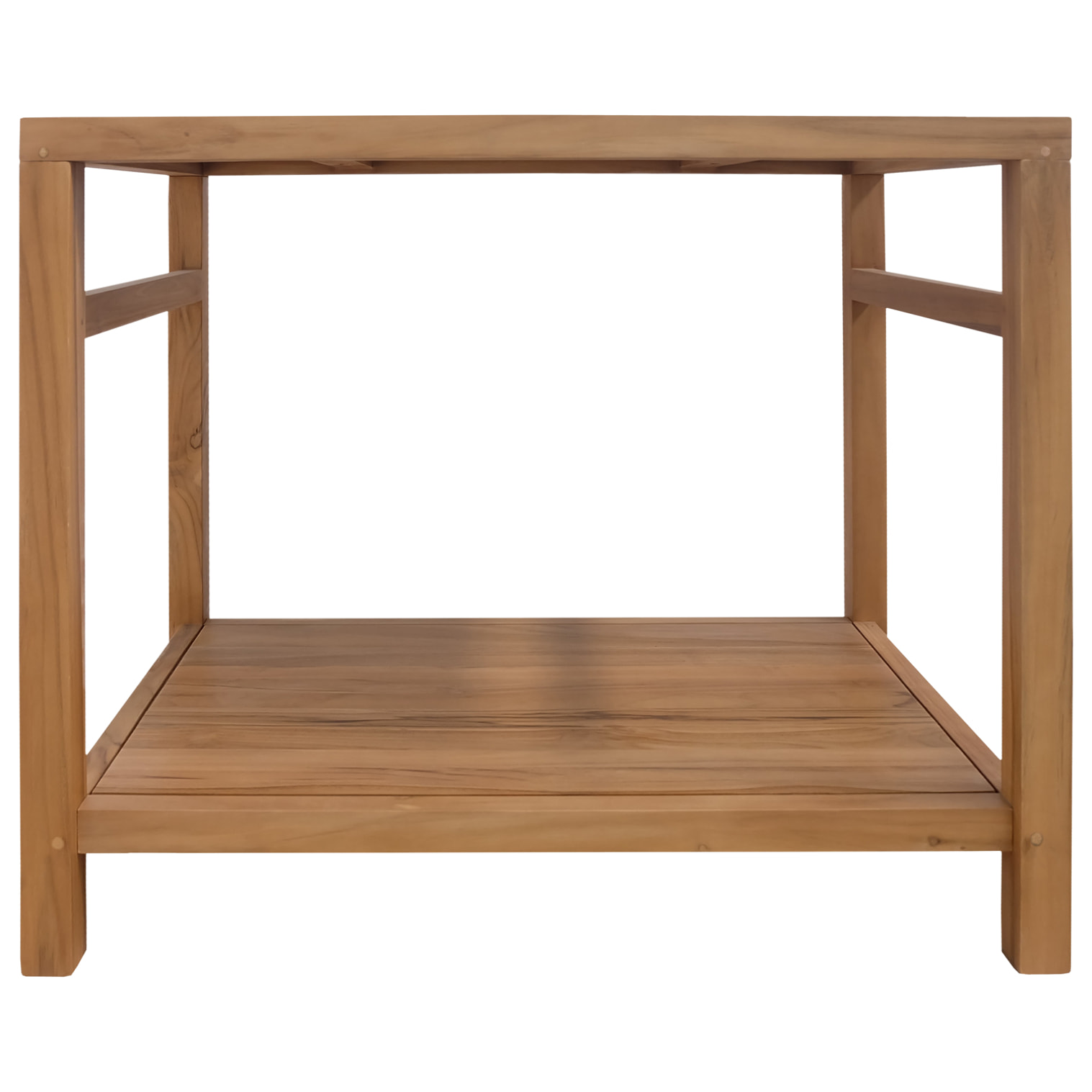 Meuble sous vasque en teck massif 80cm DEWI