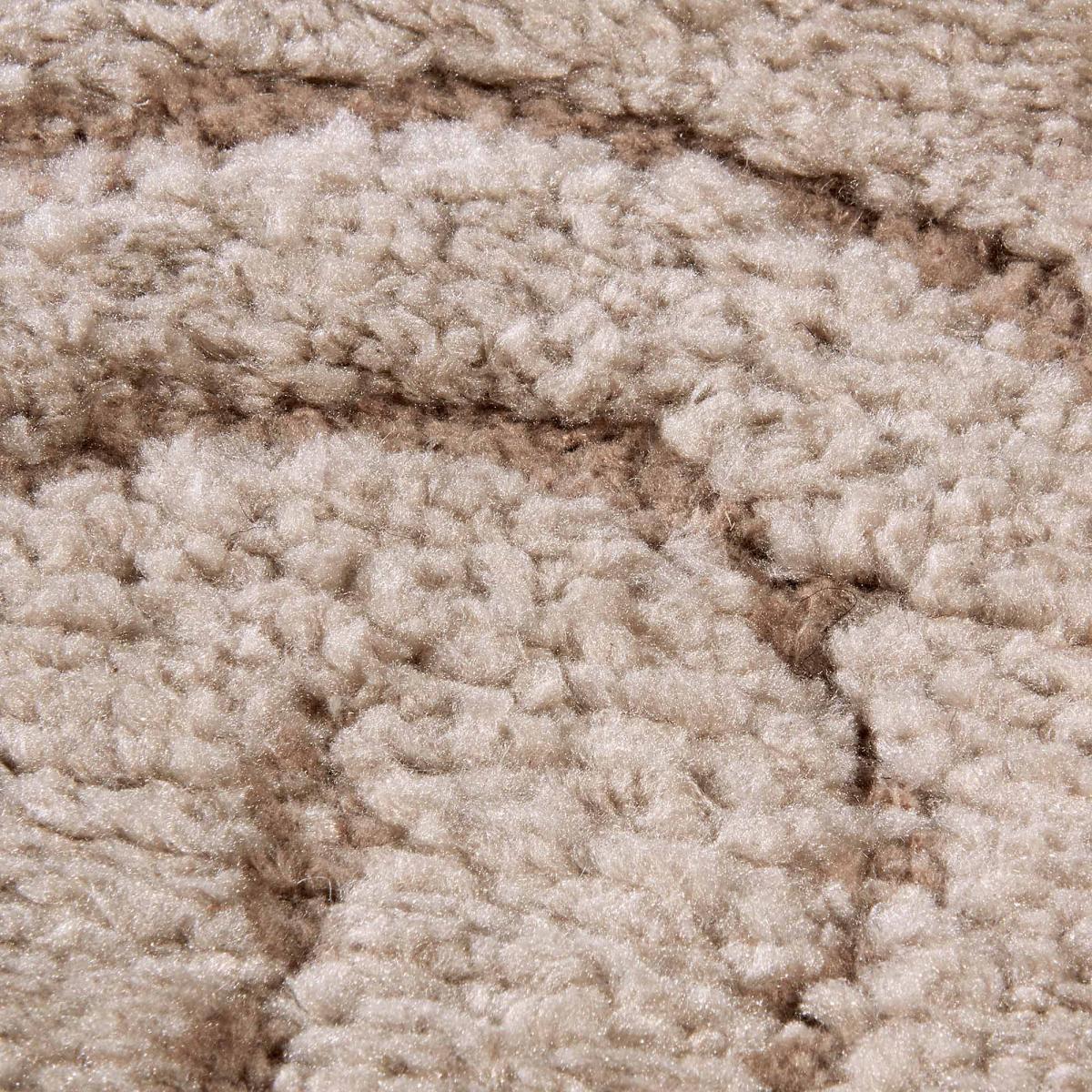 Tapis salon, motif géométrique, texture relief, lym chaleureux