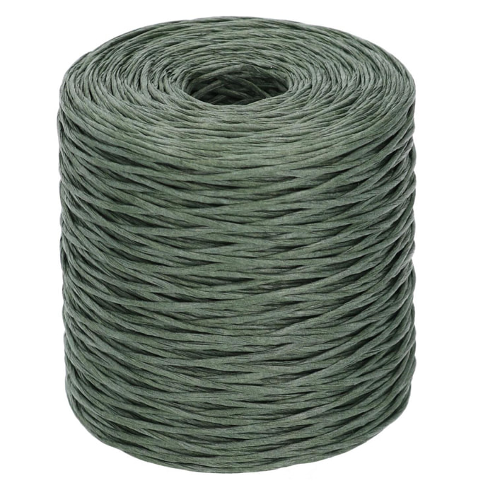 Nastro di cordino in metallo verde 200m