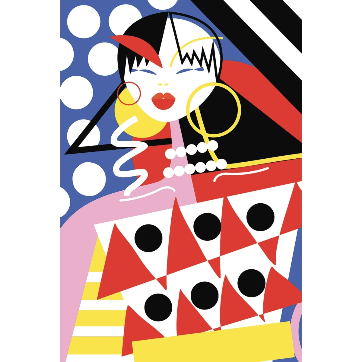 Tableau la vie trépidente d'une femme! Tableau plexiglas