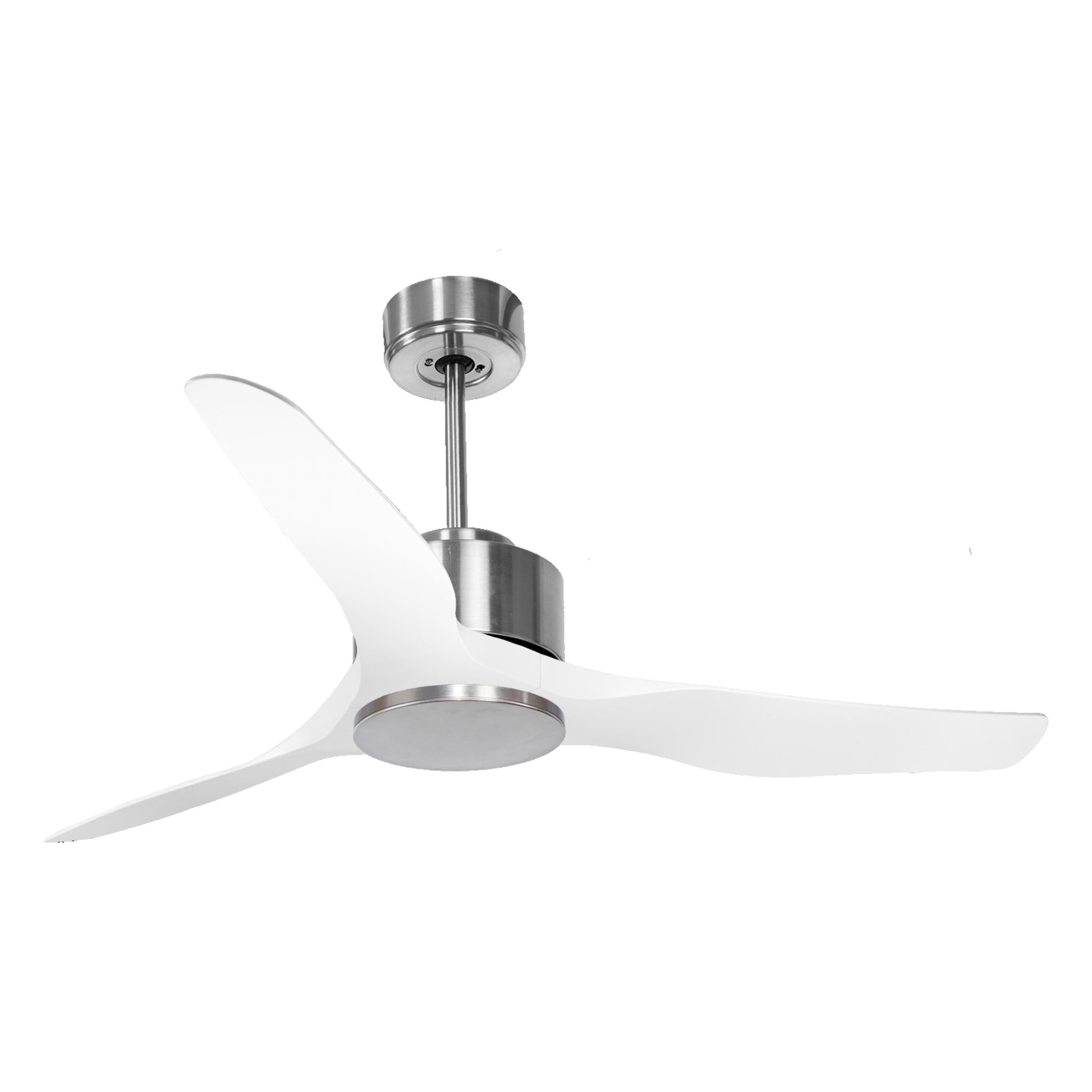 Ventilateur de plafond ø127 cm avec Wifi Réversible Hypersilence 40   W argent
