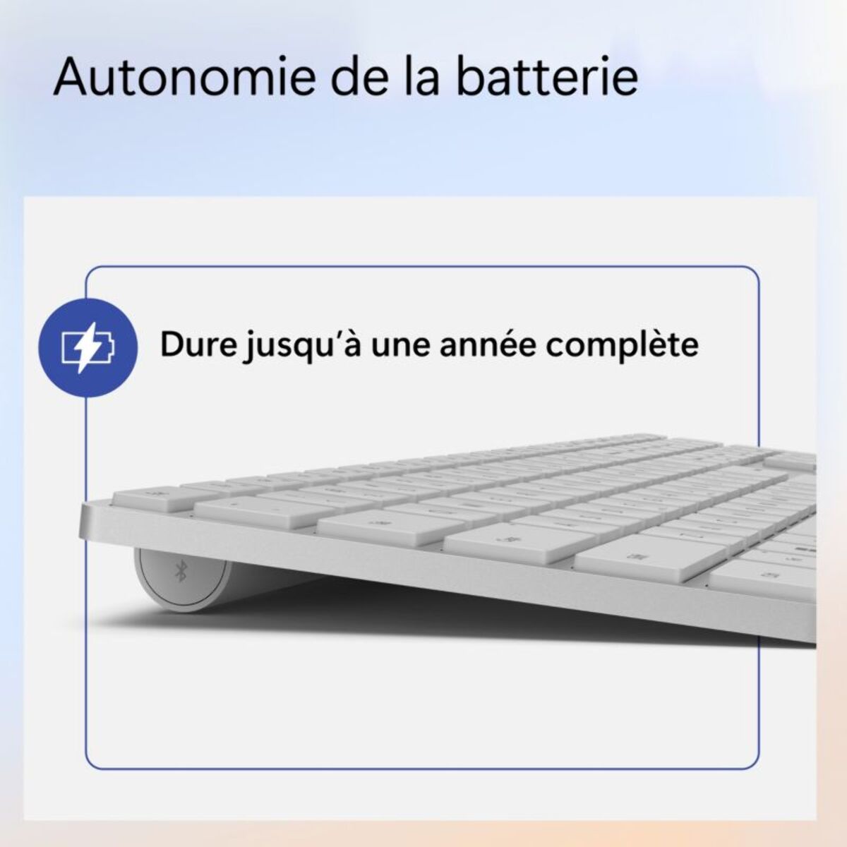 Clavier sans fil MICROSOFT Surface Keyboard 2024 Bluetooth AZERTY