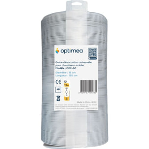 Climatiseur Accessoire OPTIMEA Evac univ pour clim 15 cm