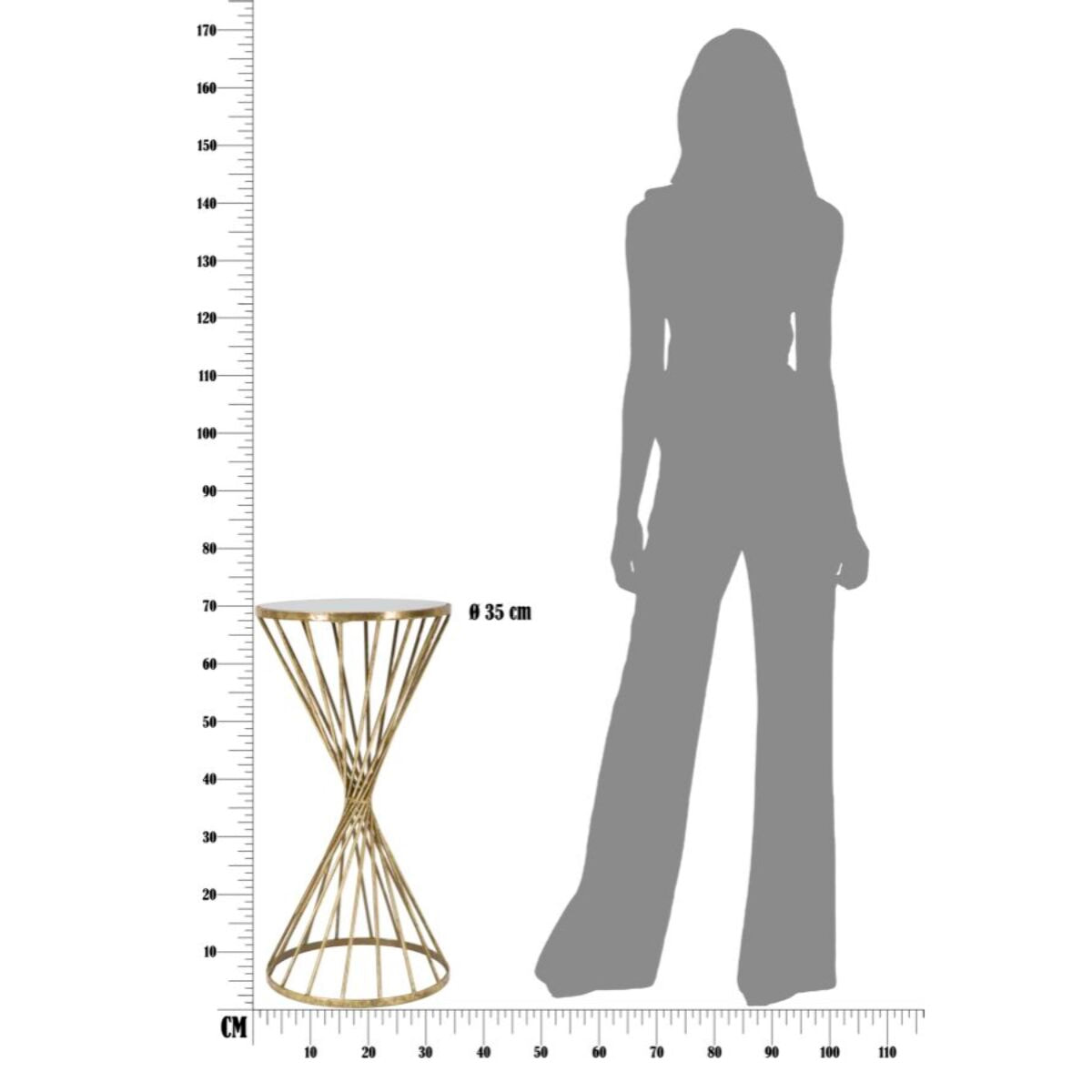 TAVOLINETTO HYPNOS CM Ø 35X70