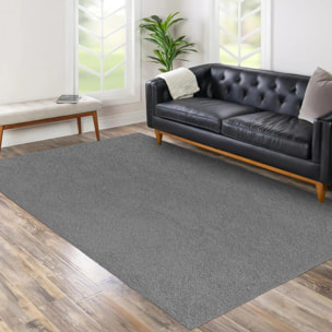 Tapis shaggy à longues mèches Vihe motif Uni